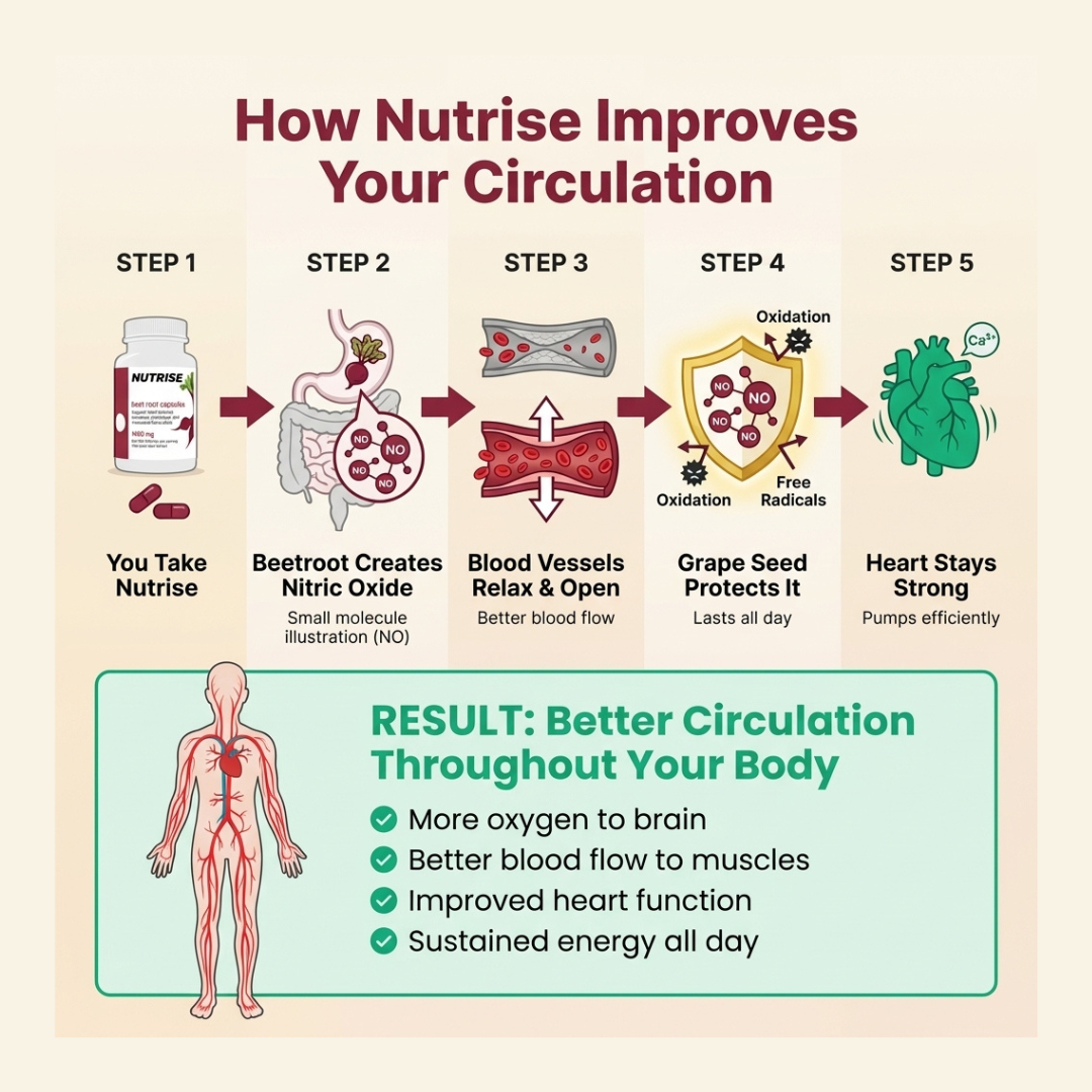 Nutrise Beetroot Circulation+ [3-in-1 Formula]