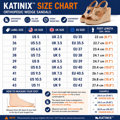 KATINIX™ Orthopedic Wedge Sandals