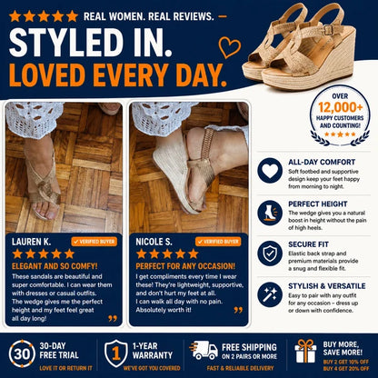 KATINIX™ Orthopedic Wedge Sandals